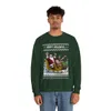 Happy Holidays Santa Jesus Christmas Sweatshirt For Men