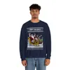 Happy Holidays Santa Jesus Christmas Sweatshirt For Men