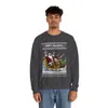 Happy Holidays Santa Jesus Christmas Sweatshirt For Men