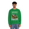 Happy Holidays Santa Jesus Christmas Sweatshirt For Men