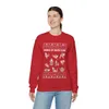 Sexy Shades Of Santa Ugly Christmas Sweatshirt Womens