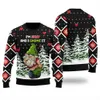 I'm Sexy And I Gnome It Ugly Christmas Sweater Black - variant image 1