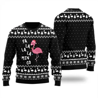 Fa La La Mingo Christmas Sweater Black