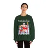 Oh What Fun It Is To Run Ugly Christmas Sweatshirt For Unisex