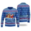 Go Jesus It's Your Birthday Ugly Christmas Sweater Royal - variant image 1