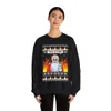 Funny Santa On Fire Ugly Christmas Sweatshirt For Women - variant image 1
