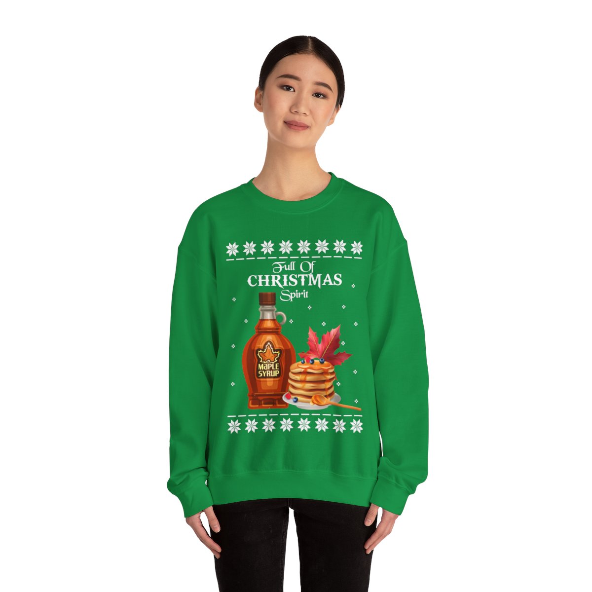 Maple Syrup Full Of Christmas Spirit Ugly Sweater For Women