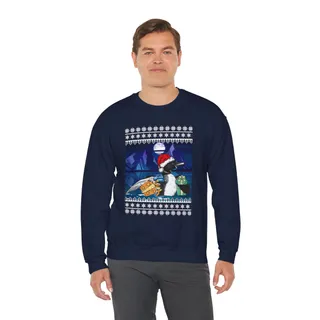 Leave Me A Loon Ugly Christmas Sweatshirt For Unisex