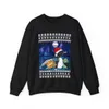 Leave Me A Loon Funny Ugly Christmas Sweatshirt For Women