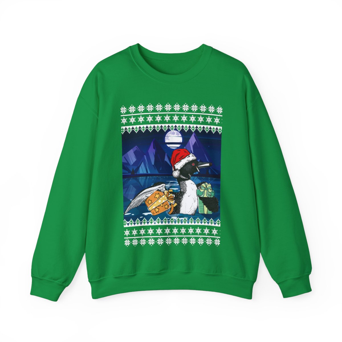 Leave Me A Loon Funny Ugly Christmas Sweatshirt For Women