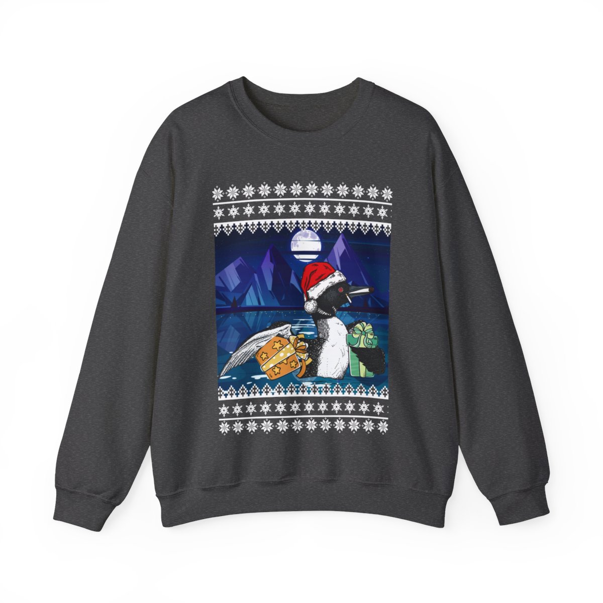 Leave Me A Loon Funny Ugly Christmas Sweatshirt For Women