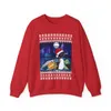 Leave Me A Loon Funny Ugly Christmas Sweatshirt For Women