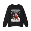 When I Think About You I Touch My Elf Ugly Christmas Sweatshirt Womens