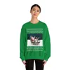 Funny Jesus And Santa Women's Ugly Christmas Sweatshirt