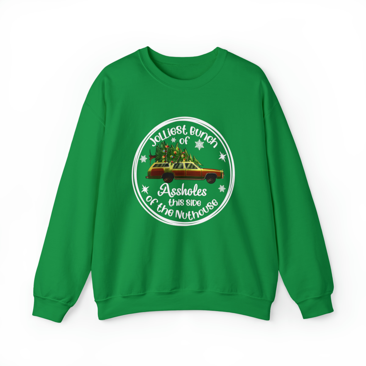 Jolliest Bunch Of Christmas Vacation Car Ugly Sweater Adults