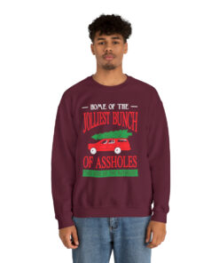 Alternative view of Jolliest Bunch Of Holes Funny Christmas Vacation Sweater