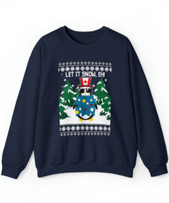 Funny Canadian Penguin Ugly Christmas Sweatshirt