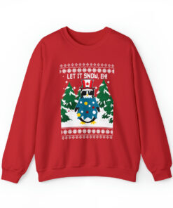 Funny Canadian Penguin Ugly Christmas Sweatshirt
