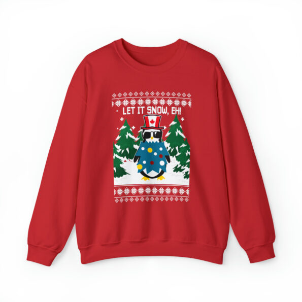 Funny Canadian Penguin Ugly Christmas Sweatshirt