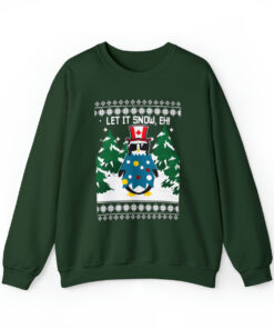 Funny Canadian Penguin Ugly Christmas Sweatshirt