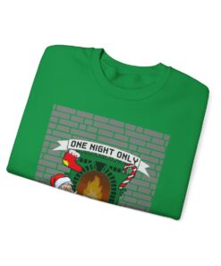 Santa Chill With Beer Funny Ugly Christmas Sweatshirt For Men 91