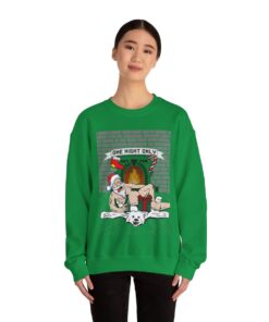 Santa Chill With Beer Funny Ugly Christmas Sweatshirt For Men 92