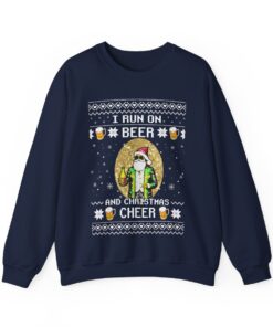 Alternative view of Santa Drinking Beer Women's Ugly Christmas Sweater