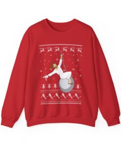 Alternative view of Jesus Go To The Club Funny Ugly Christmas Sweater For Women