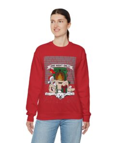 Santa Chill With Beer Funny Ugly Christmas Sweatshirt For Men 106