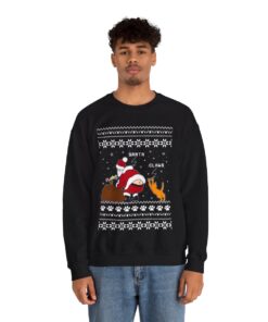 Funny Santa Claws Ugly Christmas Sweatshirt