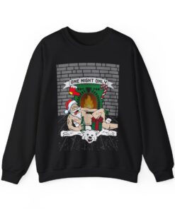 Santa Chill With Beer Funny Ugly Christmas Sweatshirt For Men 67