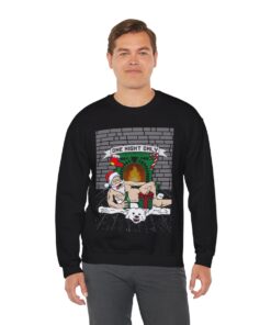 Santa Chill With Beer Funny Ugly Christmas Sweatshirt For Men 71