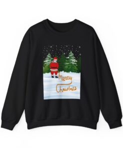Merry Christmas Funny Santa Ugly Sweater For Unisex