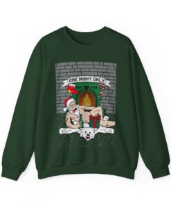 Santa Chill With Beer Funny Ugly Christmas Sweatshirt For Men 78