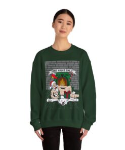 Santa Chill With Beer Funny Ugly Christmas Sweatshirt For Men 81