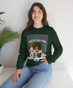 Santa Chill With Beer Funny Ugly Christmas Sweatshirt For Men 87