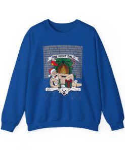 Santa Drinking Beer One Night Only Christmas Sweatshirt Unisex