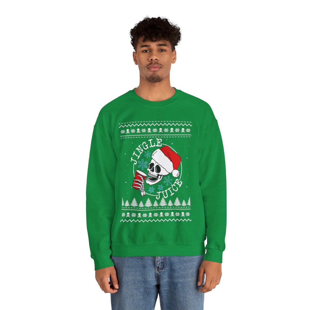 Jingle Juice Beverage Christmas Sweatshirt For Men 3 Jingle Juice Beverage Christmas Sweatshirt For Men - Image 3