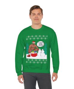 Surprising Snowman Barry Wood Christmas Sweatshirt For Men