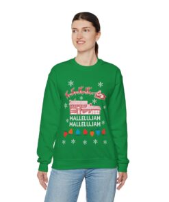 Hallelujah Griswold House Ugly Christmas Sweatshirt Womens