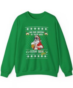 Festive Beer Funny Ugly Christmas Sweatshirt For Unisex 28