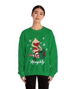 Sexy Santa Girl Ugly Christmas Sweatshirt Womens