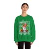 Naughty Gnome Ugly Christmas Sweatshirt Womens