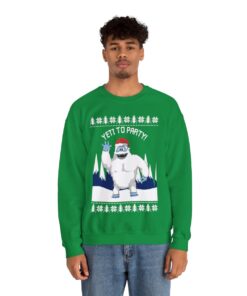 Yeti To Party Christmas Sweatshirt For Men