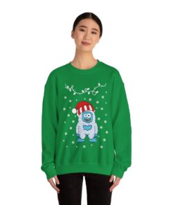 Yeti Ugly Christmas Sweatshirt Womens