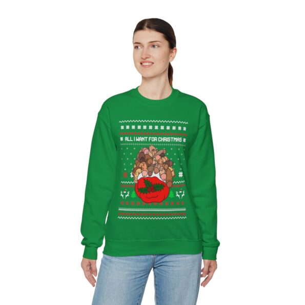 All I Want For Christmas Is Dickmas Ugly Christmas Sweatshirt Womens Dirty