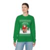 Capybara Capy Through The Snow Ugly Christmas Sweatshirt Womens