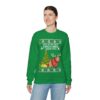 Capybara Christmas Tree Ugly Christmas Sweatshirt Womens