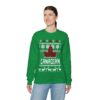 Maple Leaves Ugly Christmas Sweatshirt Womens