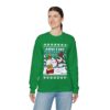 Chilling Snowman Ugly Christmas Sweatshirt Womens